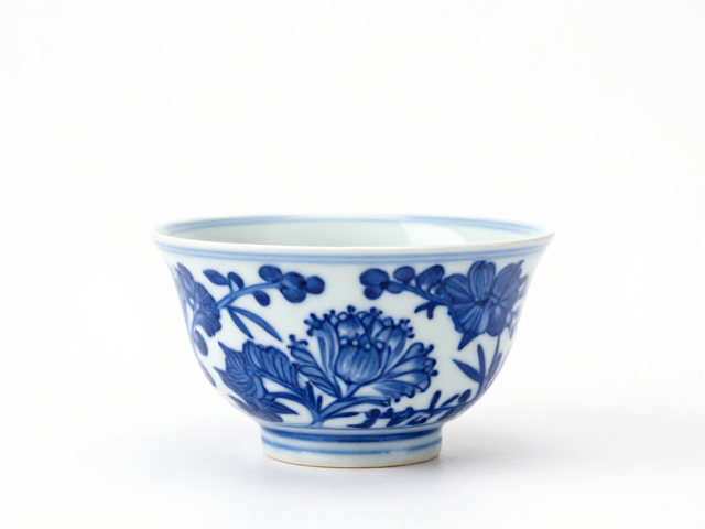 青花雅致釉色搭配美学,巧用跳刀技法,打造高颜值陶瓷艺术品