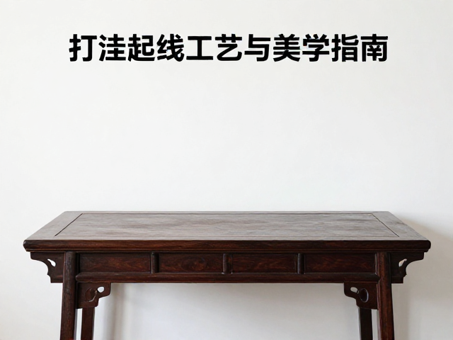 画桌靠墙陈设技巧,打洼起线工艺解析与空间美学指南