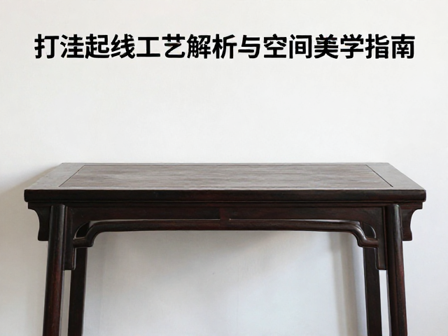 画桌靠墙陈设技巧,打洼起线工艺解析与空间美学指南