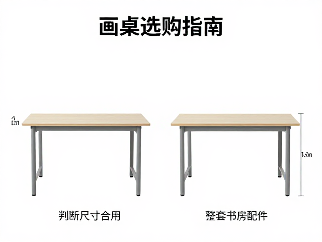 画桌选购指南，如何判断尺寸合用？整套书房配件为何价值更高？