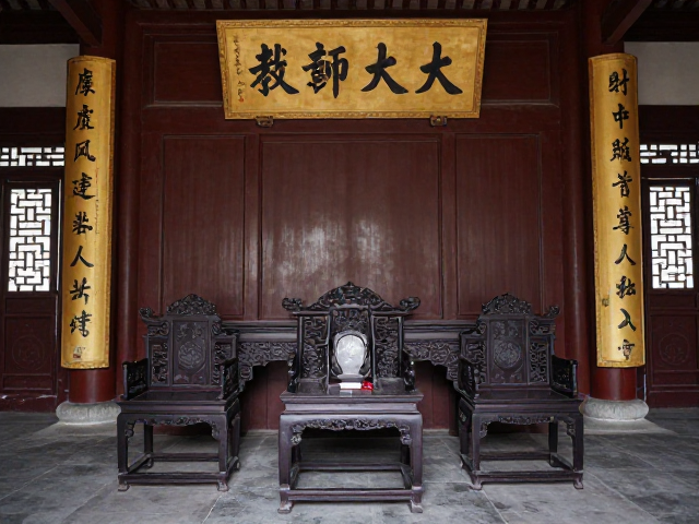 太师椅厅堂正中陈设，如何摆出门面风水与尊贵气场