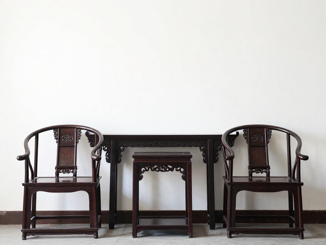 太师椅配条案,中式供设美学,打造客厅展示门面