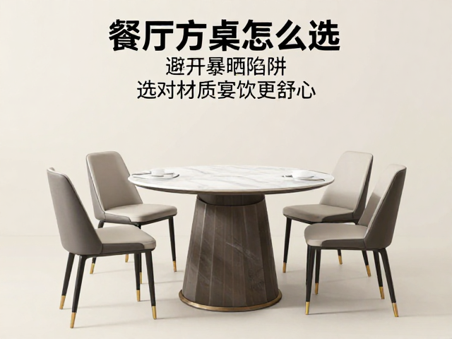 餐厅方桌怎么选？避开暴晒陷阱，选对材质宴饮更舒心