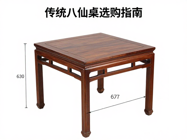 防潮防裂方桌，传统八仙桌选购指南，耐用美观不踩坑