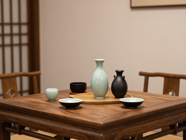 古风民宿方桌酒器展示，打造中式雅致空间灵感