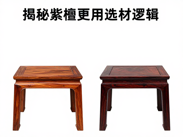 黄花梨与紫檀区别,为何紫檀更稀缺昂贵?揭秘高端杌凳选材逻辑