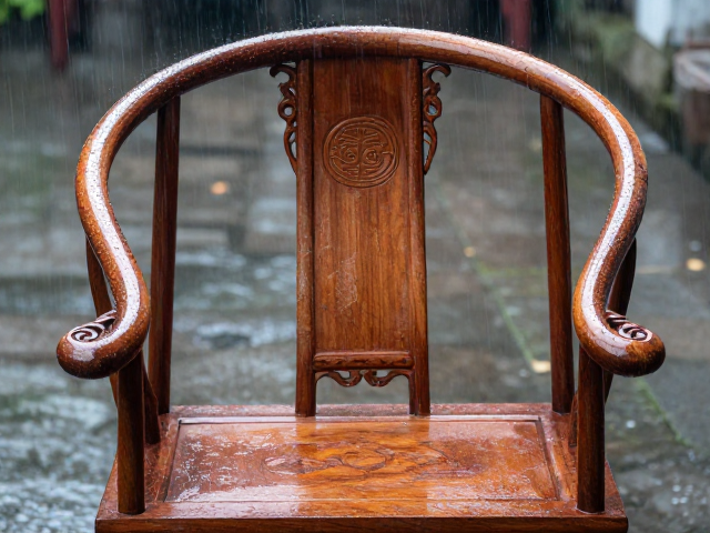 雨季圈椅卷草纹遮护指南，古韵家具防潮保养攻略