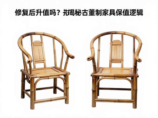圈椅竹材修复后升值吗?揭秘古董竹制家具保值逻辑