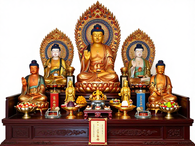 家祠供奉佛教八宝供案指南，风水布局与禁忌详解