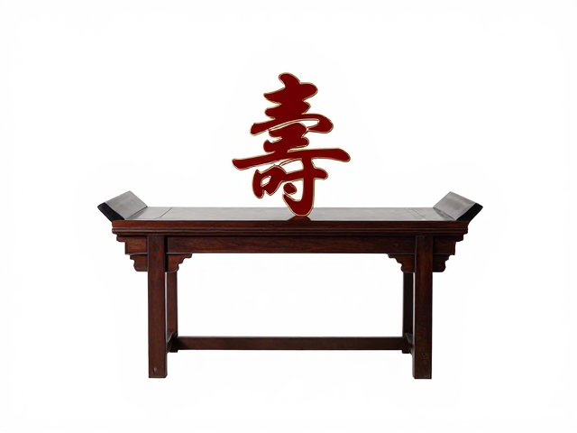 供案怎么摆？核尺寸比例与寿字纹风水寓意详解
