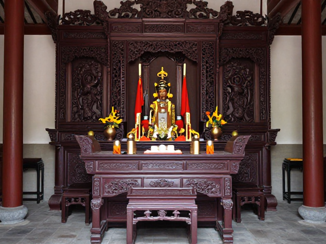 家祠供奉讲究，供案雕刻礼制与风水，打造家族精神殿堂