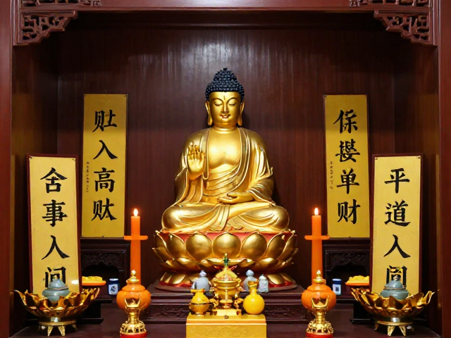 供案摆放禁忌，神龛佛像牌位位置风水，助全家平安顺遂