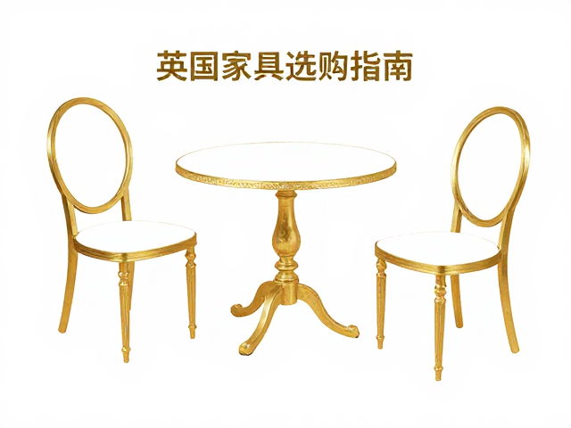 英国西式宴饮礼仪家具选购指南，贴金箔奢华风格解析