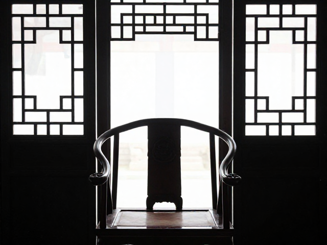 李朝官椅几何窗格纹，比例与器型之美