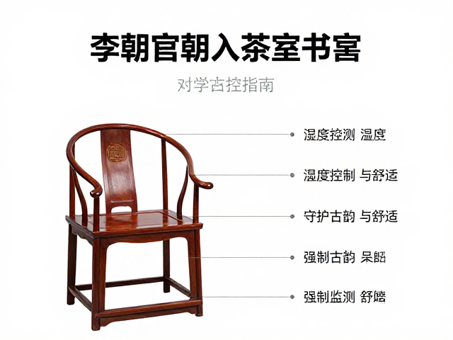 李朝官椅入茶室书斋，湿度控制指南，守护古韵与舒适