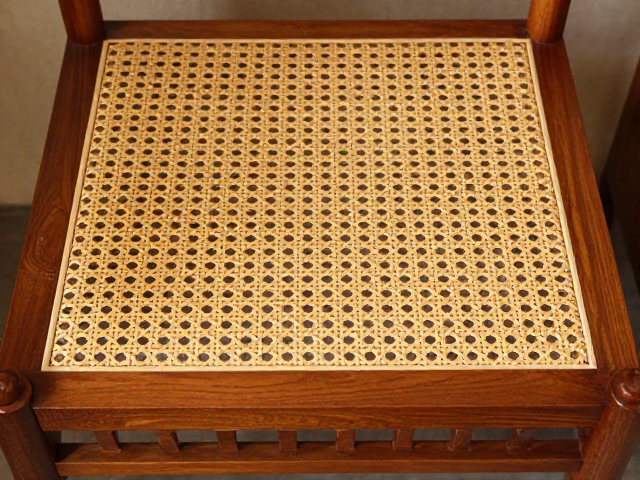 泰式雕花柚木藤编座椅，防松脱工艺，打造复古奢华家居氛围