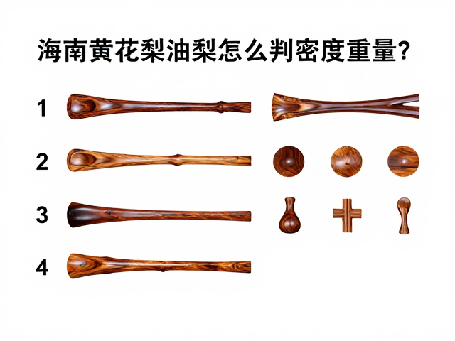 海南黄花梨油梨怎么判密度重量？硬木家具收藏避坑指南