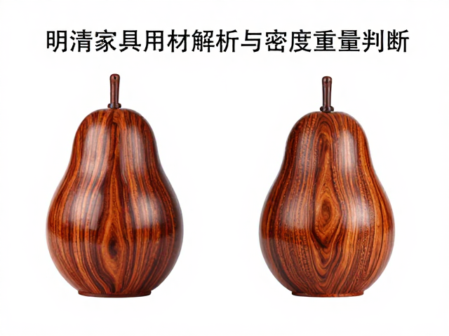 海南黄花梨油梨鉴定，明清家具用材解析与密度重量判断