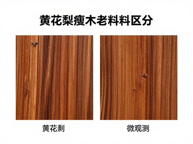 黄花梨瘦木老料新料区分，硬木家具体系鉴定指南