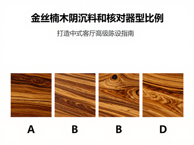 金丝楠木阴沉料如何核对器型比例？打造中式客厅高级陈设指南
