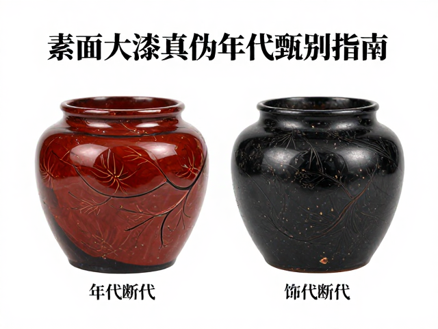 素面大漆真伪年代甄别指南,揭秘民间实用漆饰的收藏门道