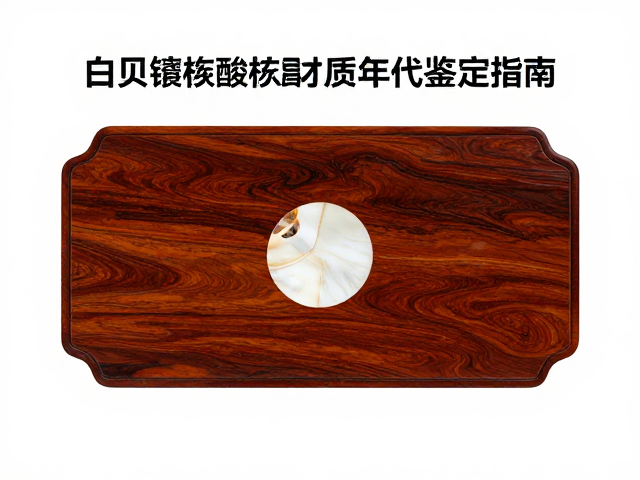 白贝镶嵌酸枝家具材质真伪与年代感鉴定指南