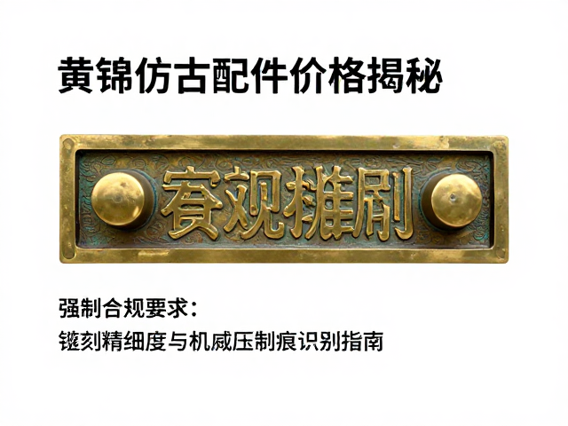 黄铜仿古构件价格揭秘，錾刻精细度与机器压制痕识别指南