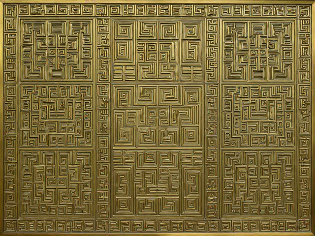 黄铜仿古构件錾刻纹饰鉴赏,特殊纹样题材价值解析