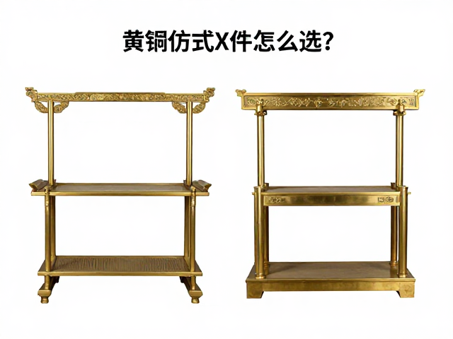 黄铜仿古构件怎么选？鎏金工艺与家具整体风格比对指南