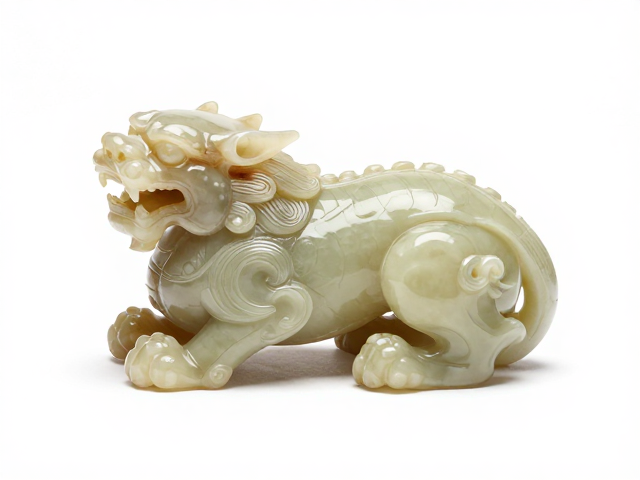寿山石镶嵌骨角瑞兽纹，古朴雅致的艺术珍品鉴赏与价值解析