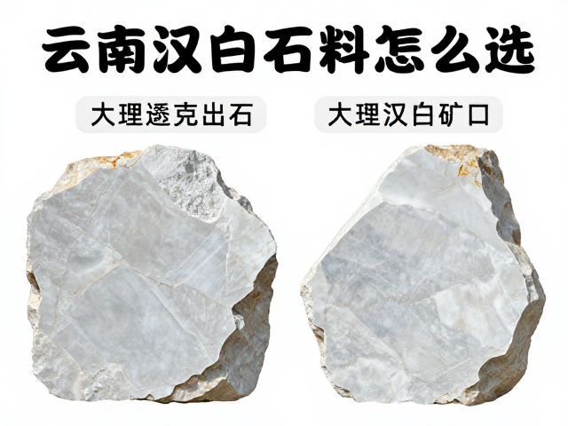 云南大理汉白玉石料怎么选？资深选石避坑指南