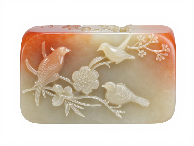寿山石镶嵌花鸟纹，錾刀技艺详解与收藏指南