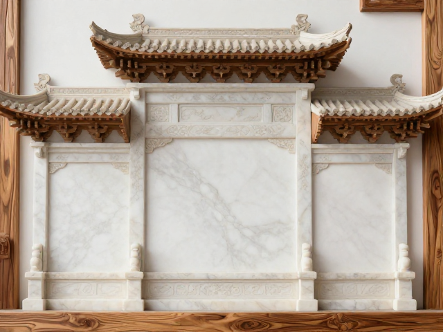 揭秘汉白玉石料与楠木做旧技术，打造正宗古风建筑美学