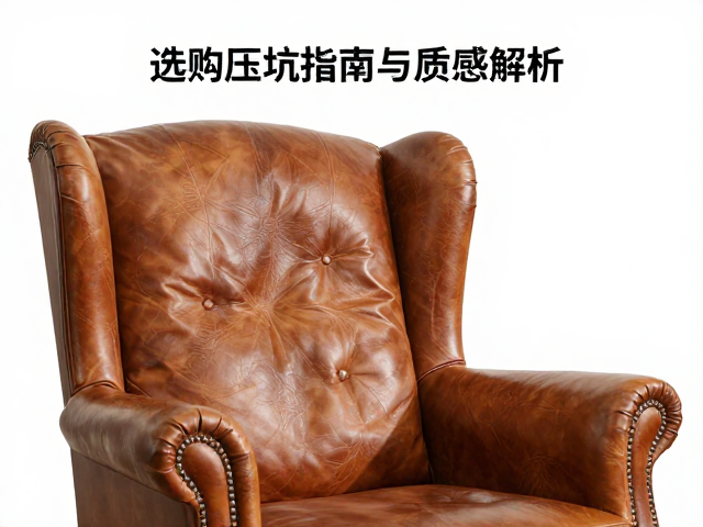 老牛皮高背椅压纹皮工艺解析，选购避坑指南与质感评测
