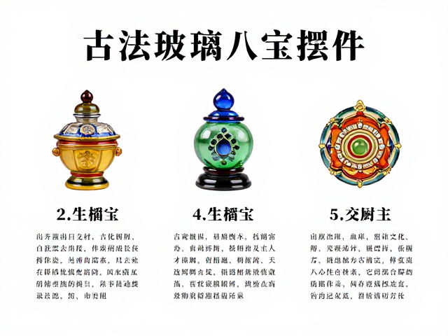 古法琉璃吉祥八宝摆件，寓意解析与居家风水陈设指南