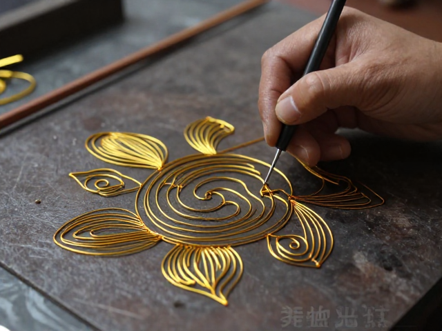 古法琉璃烧制技艺，掐丝工艺揭秘，传承千年琉璃之美