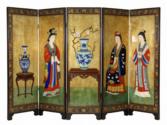 古法琉璃屏风的元明清宫廷审美，陈设器里的东方雅韵