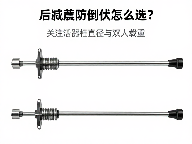 后减震防倒伏怎么选?关注活塞杆直径与双人载重