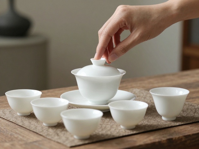 德化白瓷配清香茶,新生窑口出窑筛选指南
