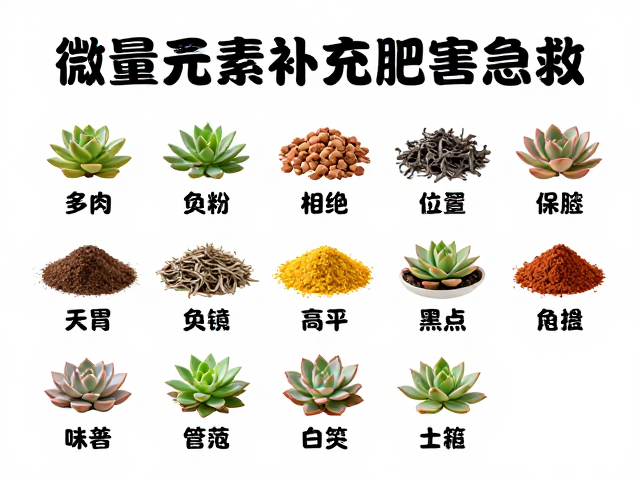 多肉肥料怎么选？全品类分类指南，微量元素补充与肥害急救