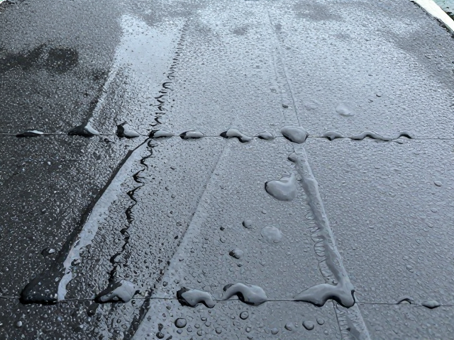 无缝粘连雨天穿后阴干，粘合牢度高不脱落