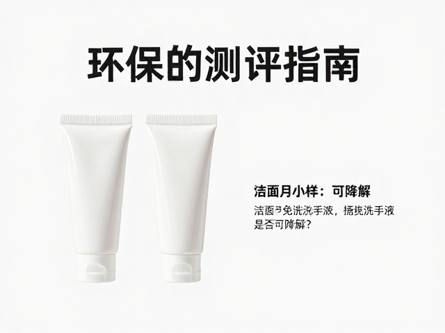 洁面便携小样与免洗洗手液是否可降解？环保测评指南