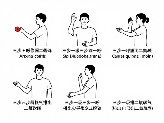三步一吸三步一呼,如何顺畅换气排出二氧化碳