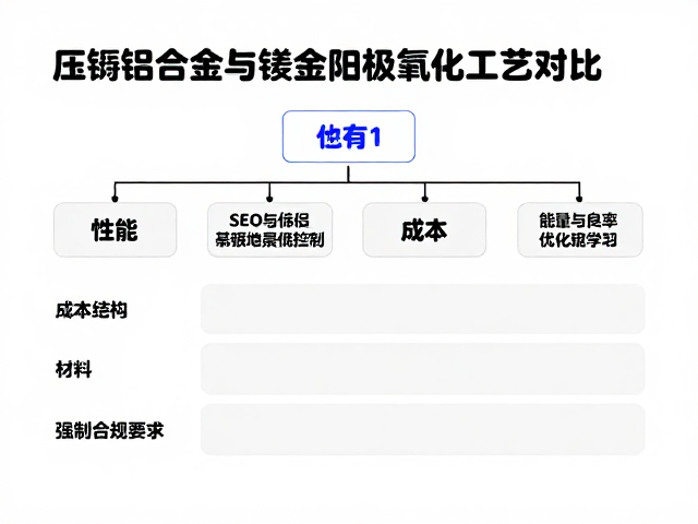 压铸铝合金与镁合金阳极氧化工艺对比，性能、成本与SEO优化指南