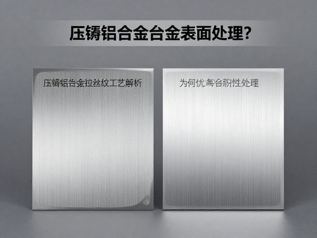 压铸铝合金拉丝纹工艺解析,为何优于锌合金表面处理?