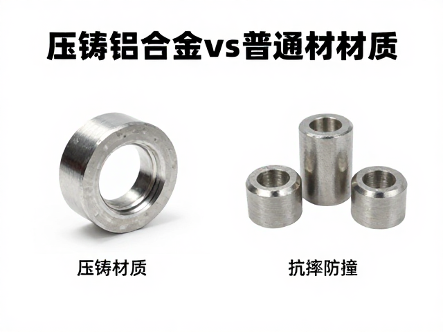 压铸铝合金vs普通材质，抗摔防撞与重量大对比