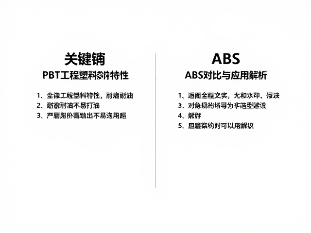 PBT工程塑料特性，耐磨耐油不易打油，ABS对比与应用解析