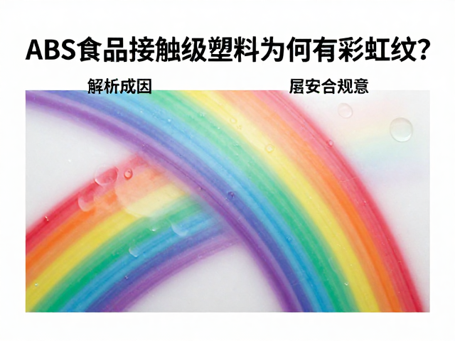 ABS食品接触级塑料为何有彩虹纹？解析成因与安全隐患