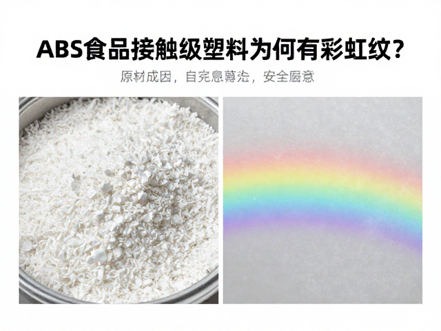 ABS食品接触级塑料为何有彩虹纹？解析成因与安全隐患