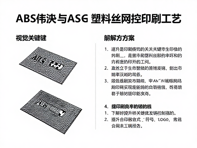 ABS与AS塑料丝网印刷工艺对比，附常见问题与解决方案